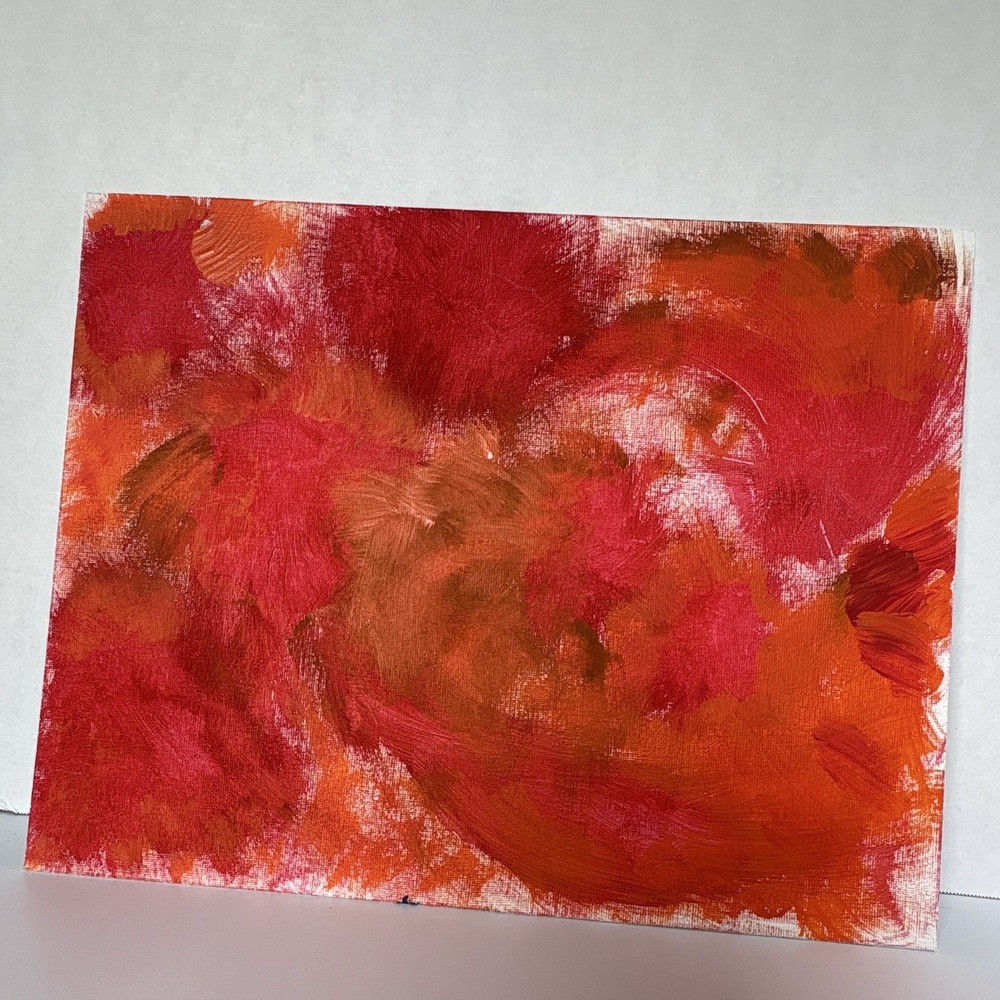 "Rising‎ PAIN to PASSIOn," 2025 Abstract Canvas Painting - Picture 2 of 11